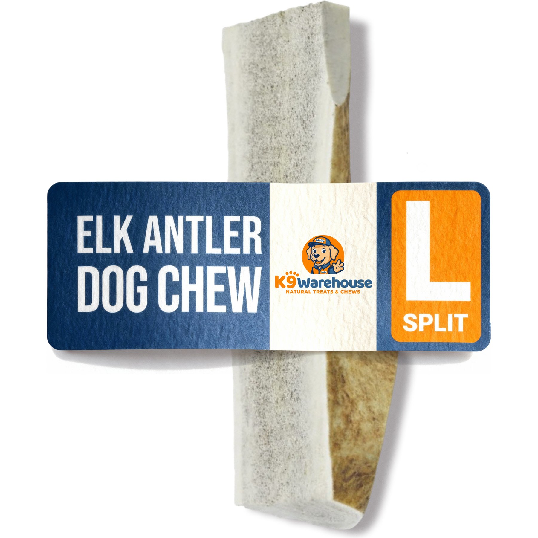 K9warehouse Elk Antlers Large Split Dog Chew Treat, 1 count