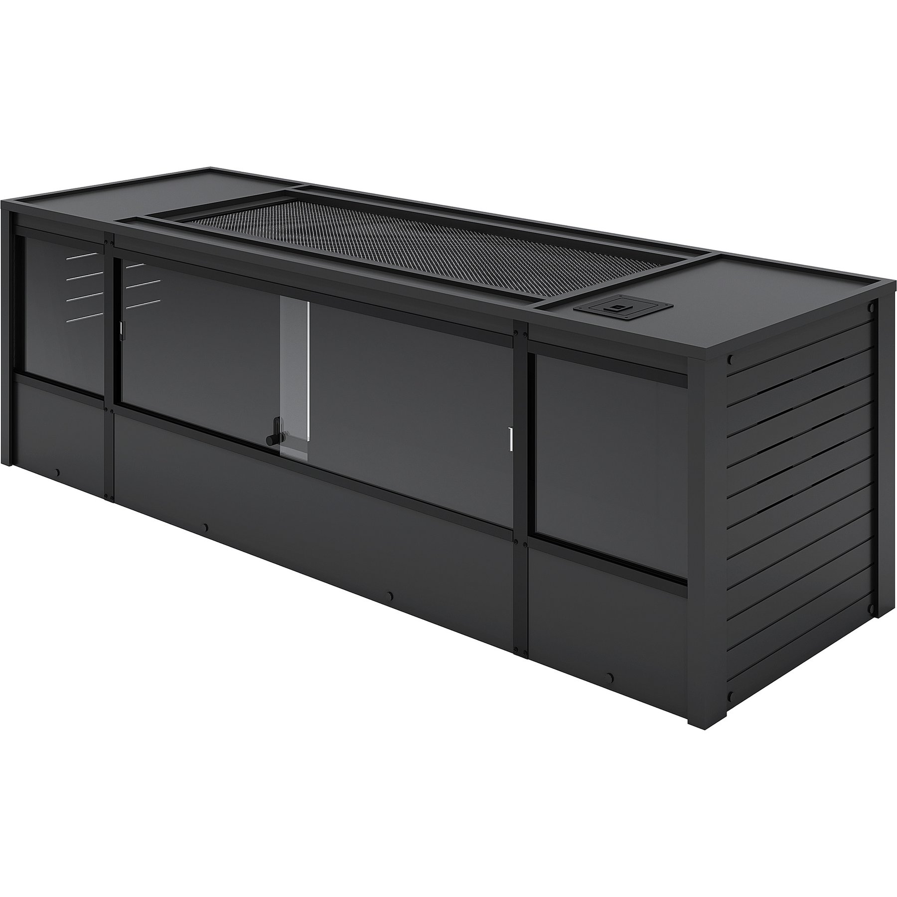 New Age Pet 180 gallon ECOFLEX Mojave Reptile Lounge, Black, 6 x 2 x 2-ft