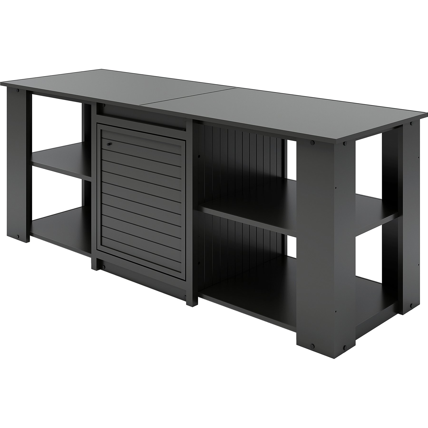 New Age Pet ECOFLEX Reptile Habitat Versa Stand, Black, 72-in