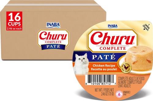 Inaba Churu Complete Chicken Recipe Grain-Free, High Moisture Pate Wet Cat Food