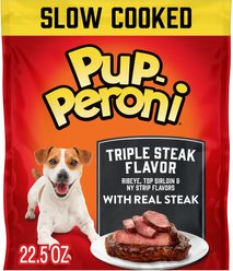 Pup-Peroni Triple Steak Flavor Dog Treats, 22.5-oz bag