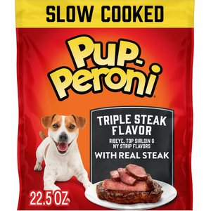 Pup-Peroni Triple Steak Flavor Dog Treats, 22.5-oz bag