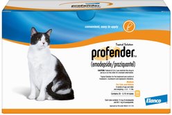 Profender Topical Solution for Cats, 5.5-11 lbs, (Orange Box), 1 Dose