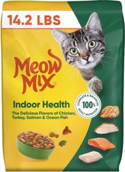 Meow Mix Indoor Health Adult Dry Cat Food, 14.2-lb bag