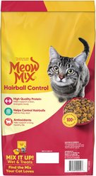 Meow Mix Hairball Control Adult Dry Cat Food, 6.3-lb bag slide 2 of 9
