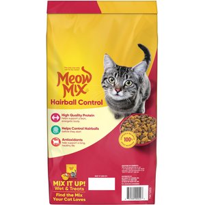 Meow Mix Hairball Control Adult Dry Cat Food, 6.3-lb bag