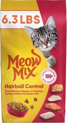 Meow Mix Hairball Control Adult Dry Cat Food, 6.3-lb bag