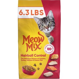 Meow Mix Hairball Control Adult Dry Cat Food, 6.3-lb bag