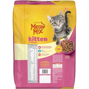 Meow Mix Kitten Li’l Nibbles Dry Cat Food, 14.2-lb bag