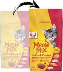 Meow Mix Hairball Control Adult Dry Cat Food, 6.3-lb bag slide 2 of 8