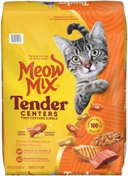 Meow Mix Tender Centers with Salmon & White Meat Chicken Flavored Dry Cat Food, 20-lb bag slide 2 of 8