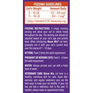 Meow Mix Original Choice Dry Cat Food, 22-lb bag