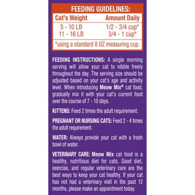 Show full view: Meow Mix Original Choice Dry Cat Food, 22-lb bag slide 8 of 10