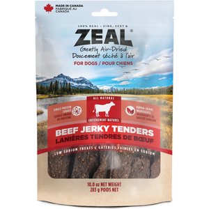ZEAL Gently Air-Dried All-Natural Grain-Free Beef Jerky Tenders