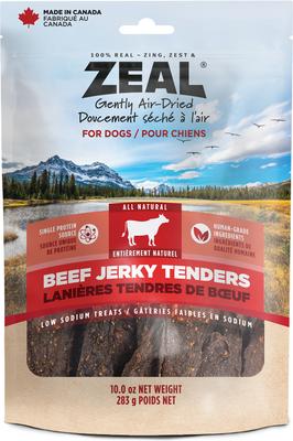 ZEAL Gently Air-Dried All-Natural Grain-Free Beef Jerky Tenders