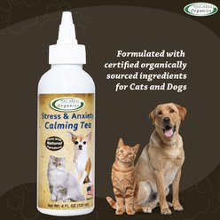 Mad About Organics Stress & Anxiety Calming Tea Supplement for Dogs & Cats, 4-fl oz bottle slide 2 of 3