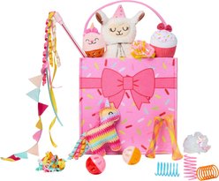 Frisco Celebration Bag Llama Pinata Party Variety Pack Cat Toy with Silvervine & Catnip, 15 count