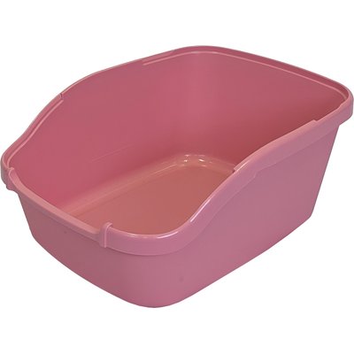 Richell Richell Paw Trax Cat Litter Pan, 15.5 x 20.5 x 7.5-in, Pink