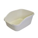 Richell Paw Trax Cat Litter Pan, 15.5 x 20.5 x 7.5-in, White