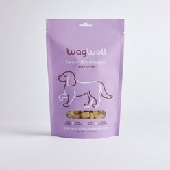 WagWell Grain-Free Beef Liver Topper Freeze-Dried Dog Treats, 4-oz bag
