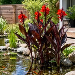 Quinn's Fins Australia Canna Live Pond Plant, 2 count slide 2 of 3