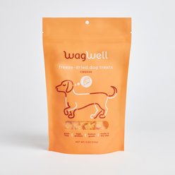 WagWell Grain-Free Cheese Freeze-Dried Dog Treats, 5-oz bag