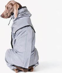 FunnyFuzzy Reflective Waterproof Dog Raincoat, Small slide 2 of 9