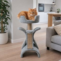 Royal Cat Boutique Lily-3 Flower 42-in Carpet Cat Tree slide 2 of 6