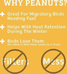 Birds Choice Shelled Peanuts Wild Bird Food, 10-lb slide 2 of 9