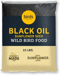 Birds Choice Black Oil Sunflower Wild Bird Food, 25-lb