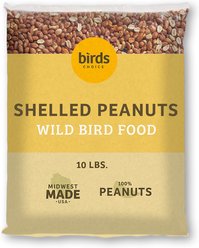Birds Choice Shelled Peanuts Wild Bird Food, 10-lb