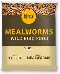 Birds Choice Mealworms Wild Bird Food, 5-lb