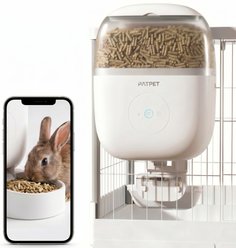PATPET Camera & WiFi Automatic Hanging Cat & Small Pet Feeder, 1.8-liter