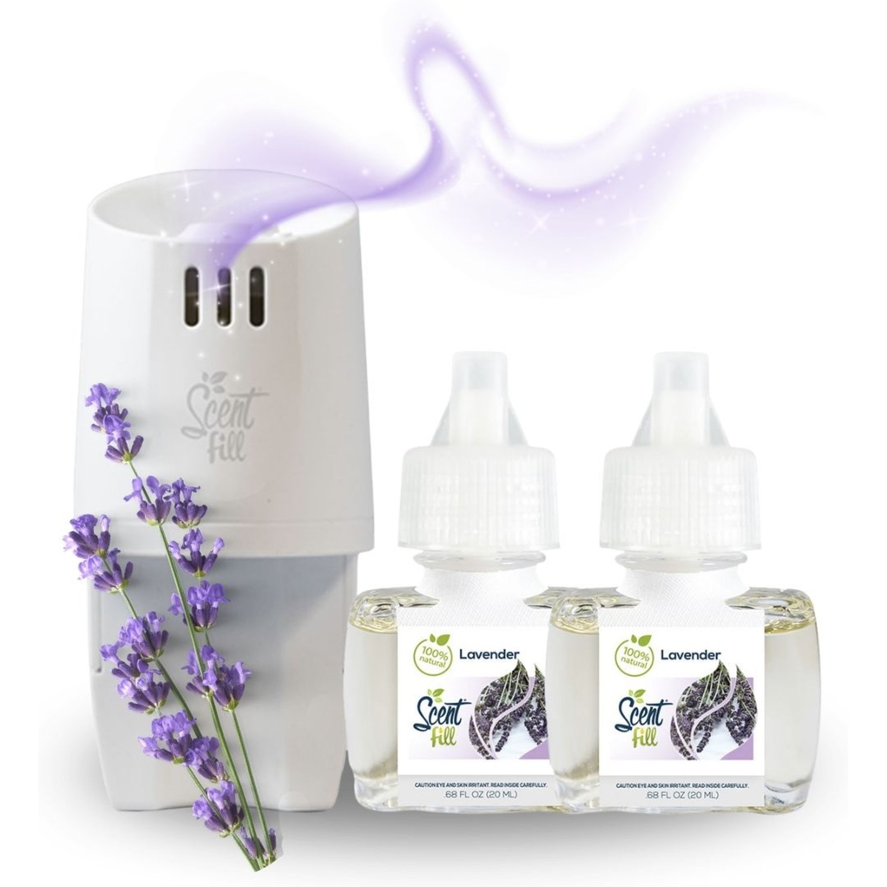 Scent Fill Natural Lavender Plug In Dog Air Freshener Kit, 20-mL bottle, 3 count