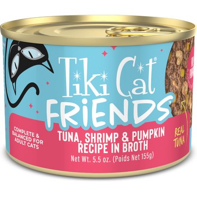Tiki Cat Tiki Cat Aloha Friends Tuna, Shrimp & Pumpkin Cat Food, 5.5-oz, 8 ct