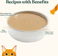 Made by Nacho Bone & Joint Support Cage-Free Chicken Puree with Bone Broth Wet Cat Food Topper, 1.4-oz pouch, case of 18 slide 2 of 5