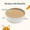 Show in main carousel: Made by Nacho Digestive Support Cage-Free Chicken Puree with Bone Broth Wet Cat Food Topper, 1.4-oz pouch, case of 18 slide 4 of 7
