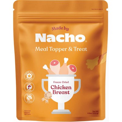Made by Nacho Made by Nacho Freeze-Dried Chicken Breast Cat Treats, 1.8-oz bundle