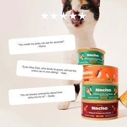 Made by Nacho Turkey & Turkey Liver Recipe Grain-Free Pate Wet Cat Food, 5.5-oz can, case of 24 slide 2 of 8
