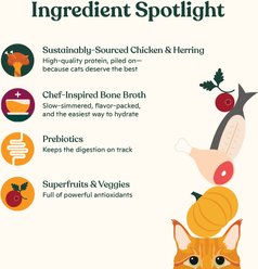 Made by Nacho Wild-Caught Chicken & Herring Recipe Grain-Free Pate Wet Cat Food, 5.5-oz can, case of 24 slide 2 of 8