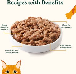 Made by Nacho Sustainably Caught Salmon & Sole Recipe with Bone Broth Minced Wet Cat Food, 3-oz can, case of 24 slide 2 of 8