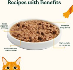 Made by Nacho Cage-Free Turkey & Turkey Liver Recipe Minced Wet Cat Food, 5.5-oz can, case of 24 slide 2 of 7