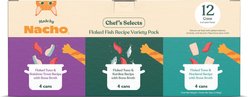 Made by Nacho Flaked Fish Variety Pack Grain-Free Wet Cat Food, 3-oz can, case of 12