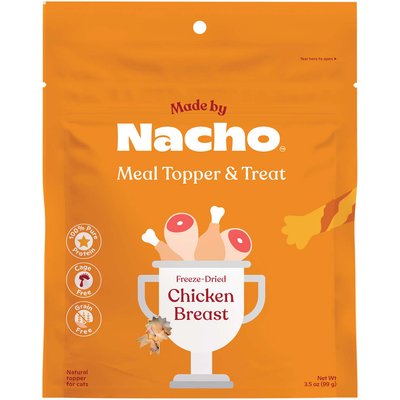 Made by Nacho Made by Nacho Freeze-Dried Chicken Breast Cat Treats, 3.5-oz bag
