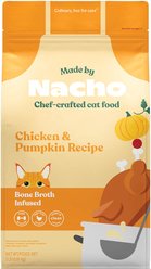 Made by Nacho Bone Broth Infused Cage-Free Chicken & Pumpkin Recipe Dry Cat Food, 2-lb bag