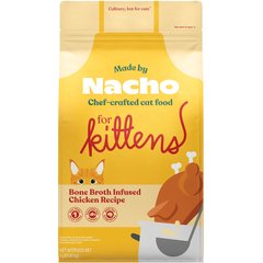 Made by Nacho Cage-Free Chicken, Chicken Liver & Bone Broth Recipe Kittens Dry Cat Food, 2-lb bag