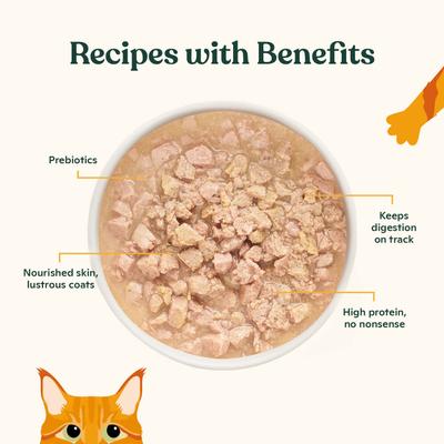 Show full view: Made by Nacho Cage Free Minced Chicken Recipe with Bone Broth Wet Cat Food, 2.5-oz cup, case of 10 slide 4 of 9