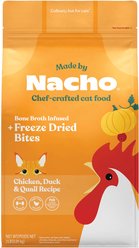 Made by Nacho Cage Free Chicken, Duck & Quail Recipe with Freeze-Dried Chicken Liver Dry Cat Food, 2-lb bag