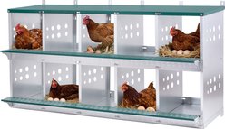 Yafylly 10-Bay Metal Chicken & Duck Nesting Box