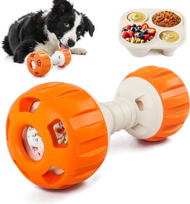Out of Stock - ALLFORPAWS Treat Hider Treat Ball Dumbell Dog Toy